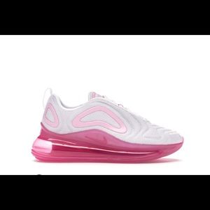 pink/white air max 720